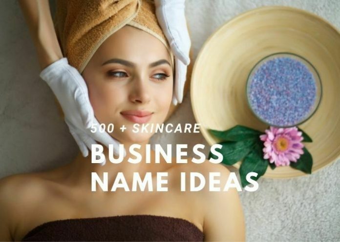 500 Skincare Business Name Ideas