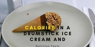 Calories in a drumstick ice cream and Nutrition Facts