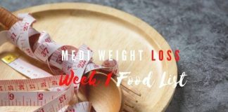 Medi Weight Loss Week 1 Food List