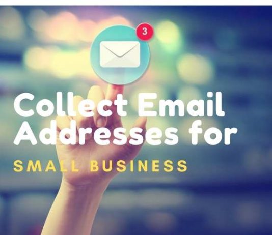 Collect Email Addresses for Small Business