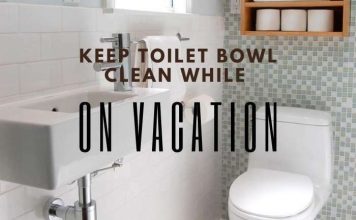Keep Toilet Bowl Clean While on Vacation
