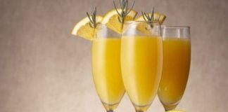 Non alcoholic Mocktail Mimosa Recipe