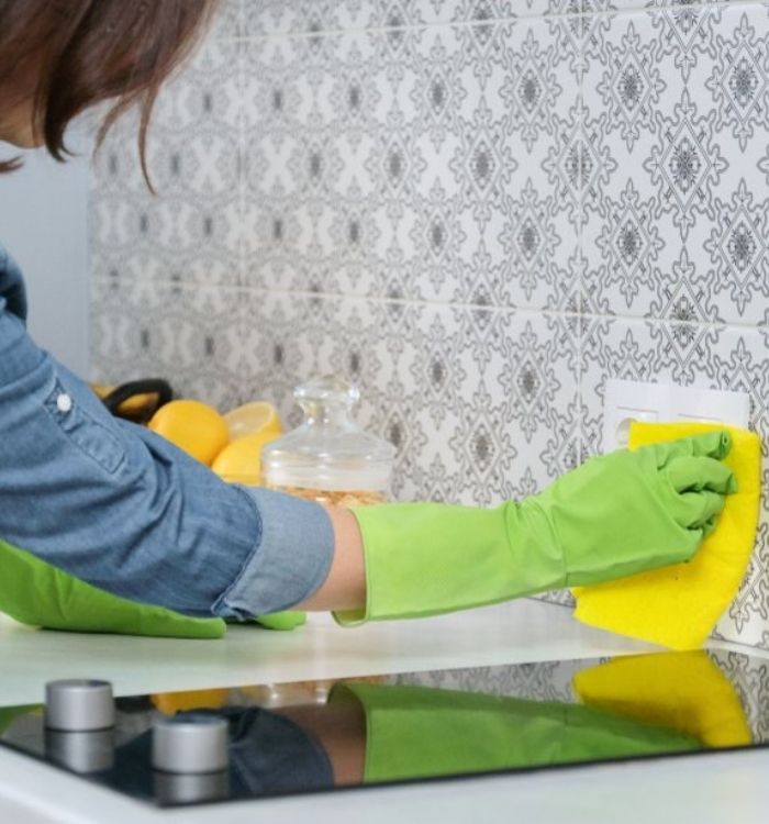 Clean Kitchen Tiles with Baking Soda