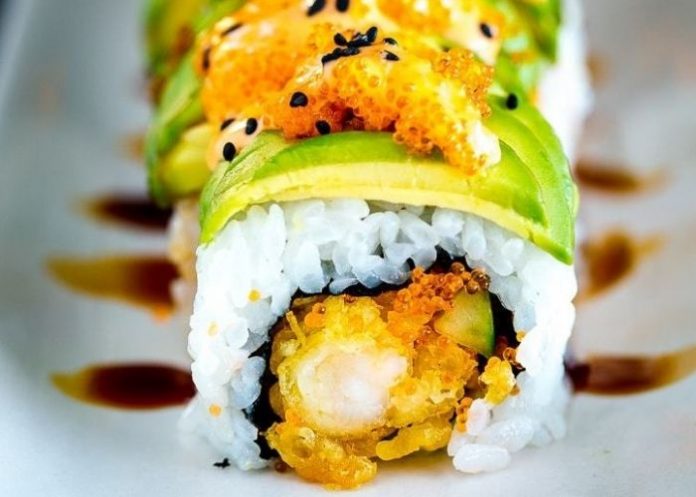 Red Dragon Roll Sushi