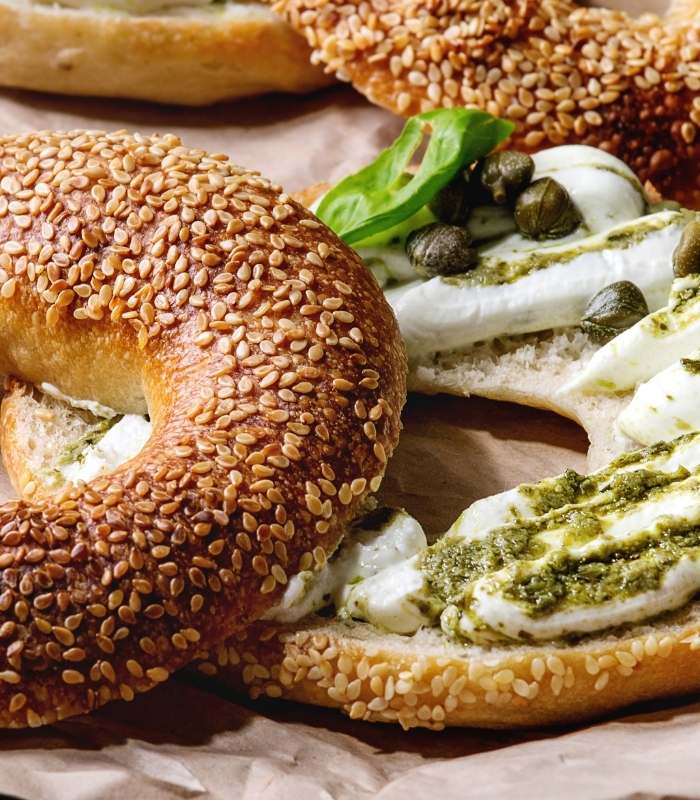 Egg Bagel with Cream Cheese