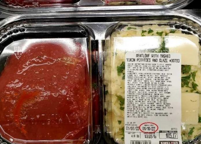 Costco Meatloaf and Mashed Potatoes