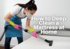 How to Deep Clean a Mattress at Home