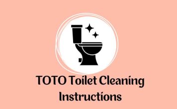 TOTO Toilet Cleaning Instructions